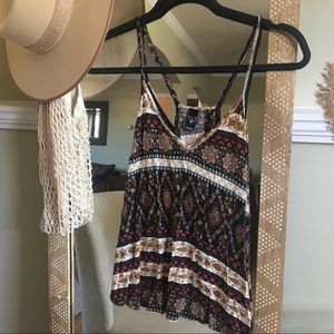 Windsor Bohemian Paisley Print Flowy Tank Small